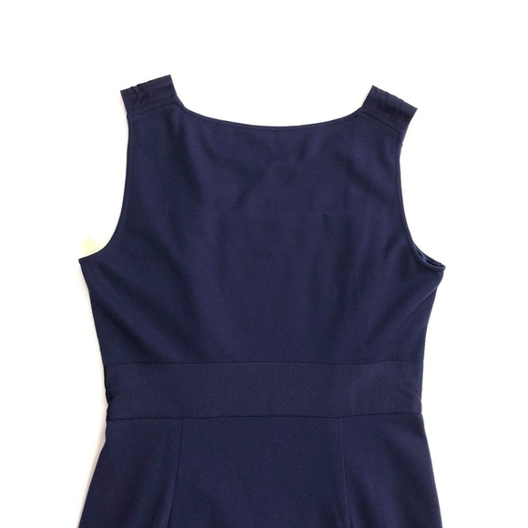 Ted Baker London navy blue ruffle knit shift dress - Picture 10 of 12